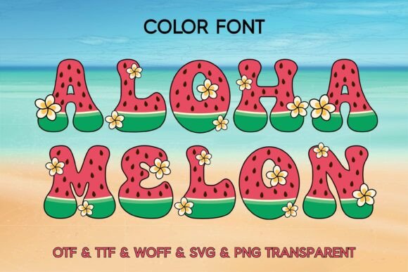 Aloha Melon: Infusing Tropical Joy into Modern Typography