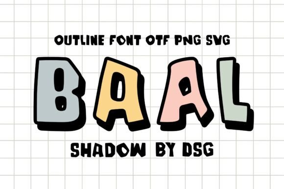Baal Shadow: A Bold Font for Visual Impact