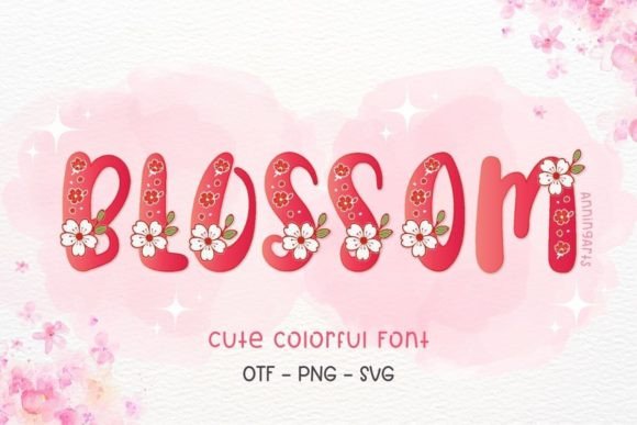 Blossom: The Colorful Font for Vibrant Spring Designs