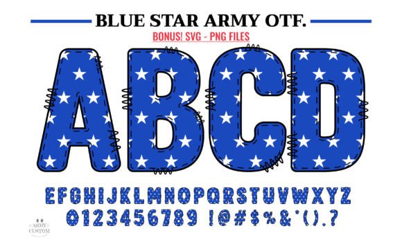 Blue Star Army: Infusing Patriotic Spirit into Modern Graphic Design