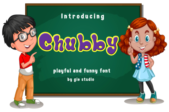 Chubby: A Playful Color Font for Creative Projects