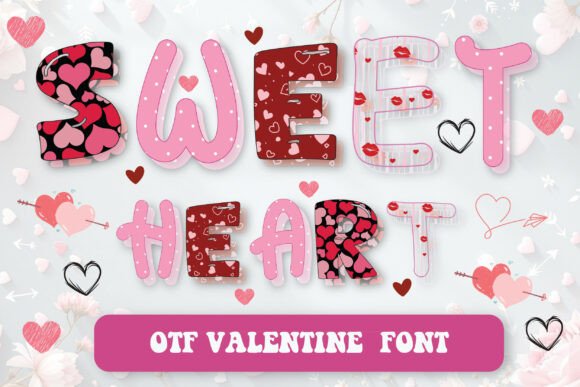 Cute Love Pack: Elevate Your Design with Sweet Typography