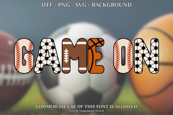 Game on Collection: Elevating Visual Design with Colorful Typography