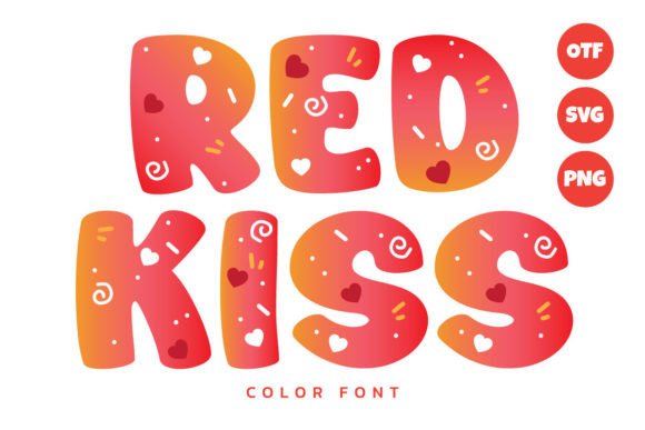 Redkiss: A Sweet Typeface for Playful Design