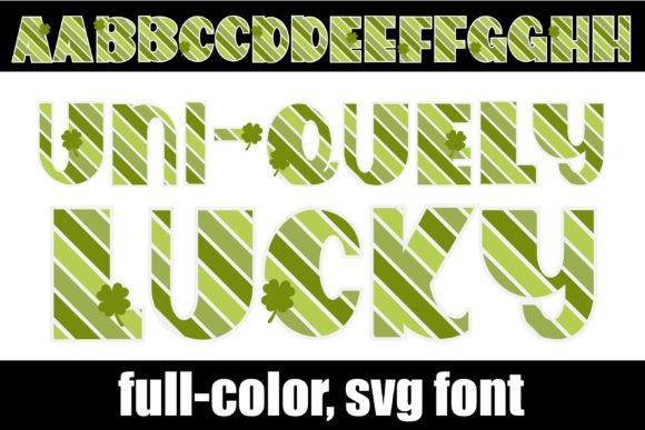 Uni-quely Lucky: A Font for Festive Design