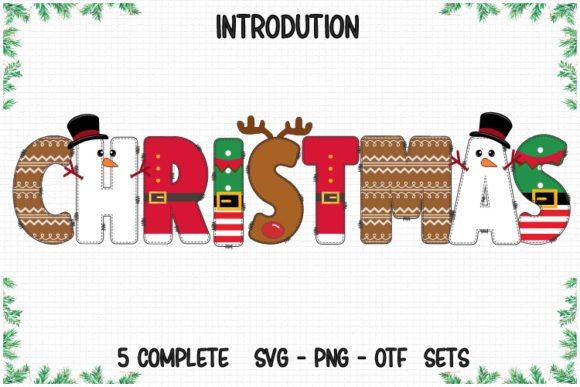 Xmas Doodle: A Festive Font for Creative Design