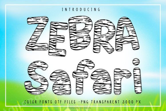 Zebra: A Versatile Font and Design Asset for Creative Projects